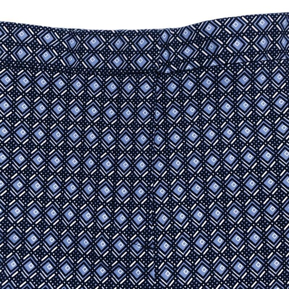 MARIO SERRANI Italy Blue & White Bermuda Shorts 16 - Picture 7 of 16